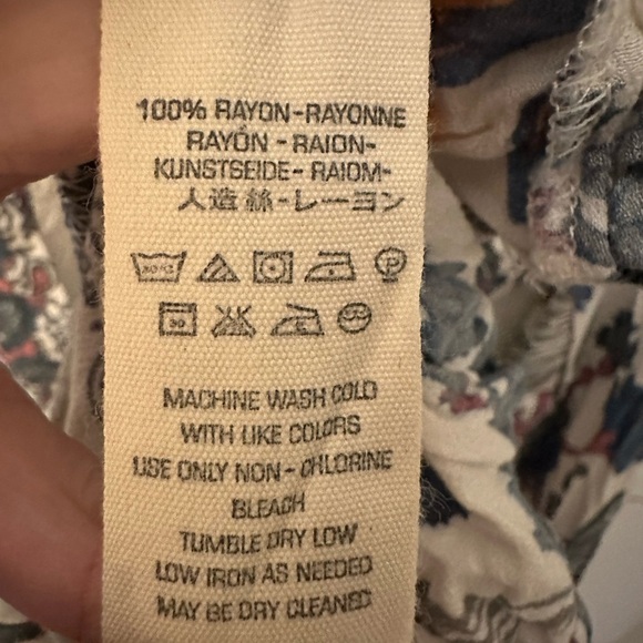 FREE PEOPLE 8 Violet hill ruffle detail V neck Tie boho shabby chic tunic dress - Picture 13 of 15